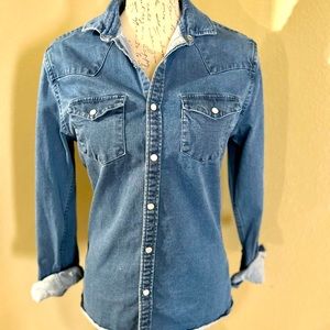 ASOS Denim Long Sleeve XS only worn once